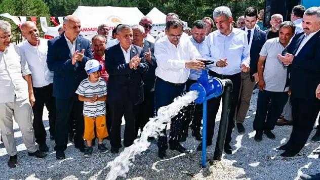 60 yıllık su sorunu çözüldü