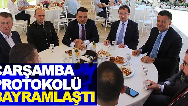 Çarşamba Protokolü Bayramlaştı