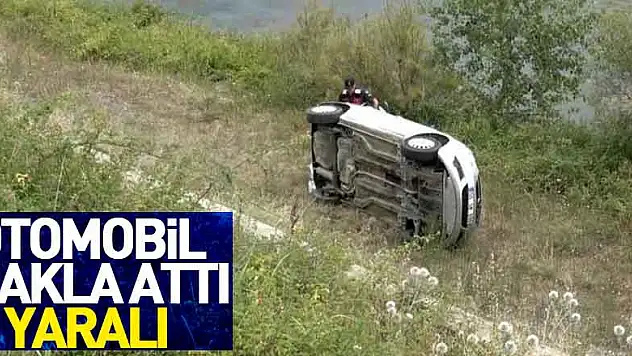 Otomobil takla attı: 3 yaralı