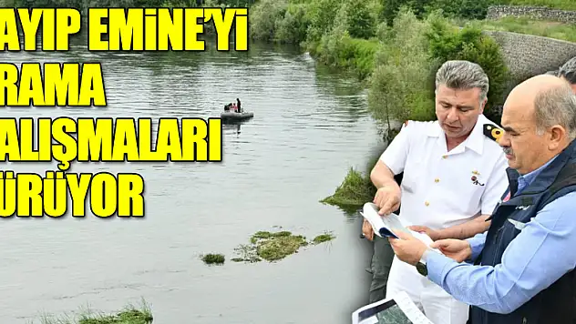 Samsun'da kayıp Emine'yi arama çalışmaları sürüyor