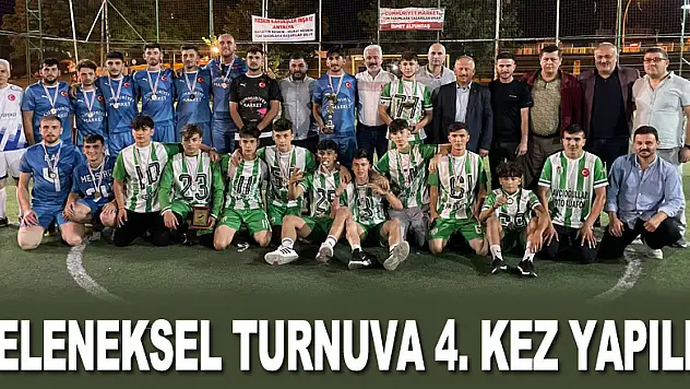 GELENEKSEL TURNUVA 4. KEZ YAPILDI