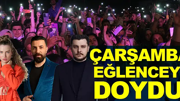 Çarşamba eğlenceye doydu!