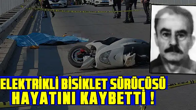 Samsun'da kamyonun çarptığı elektrikli bisikletin sürücüsü hayatını kaybetti
