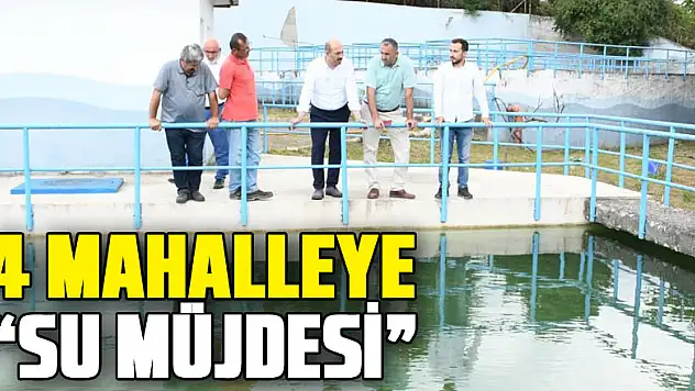 Terme'de 4 mahalleye su müjdesi