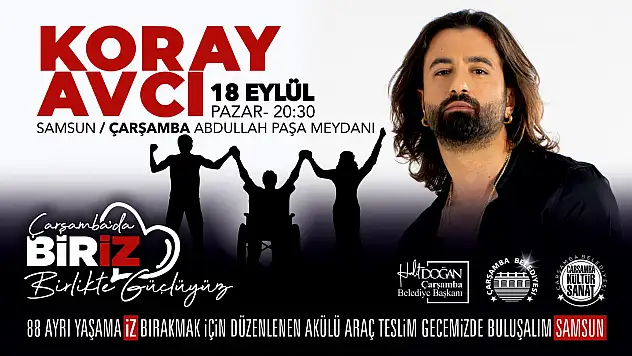 Çarşamba'da Koray Avcı ile 'Biriz' Konseri