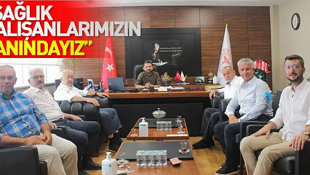 Başkan Yılmaz: 'Sağlık çalışanlarımızın yanındayız'