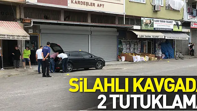 Silahlı kavgada 2 tutuklama