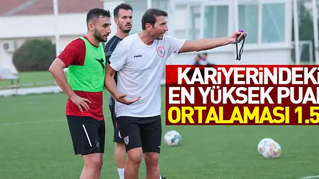 Bayram Bektaş'ın kariyerindeki en yüksek puan ortalaması 1.59