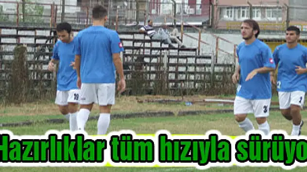 Hazırlıklar tüm hızıyla sürüyor