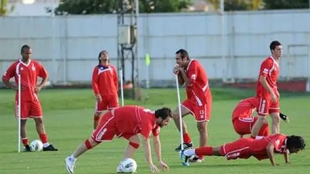 Samsunspor'da neşeli antrenman