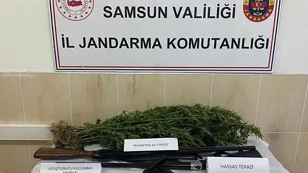 Jandarmadan uyuşturucu operasyonu: Baba-oğula gözaltı