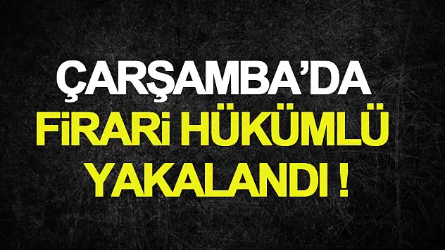 Samsun'da 13 yıl 6 ay 4 gün hapis cezası bulunan firari hükümlü yakalandı