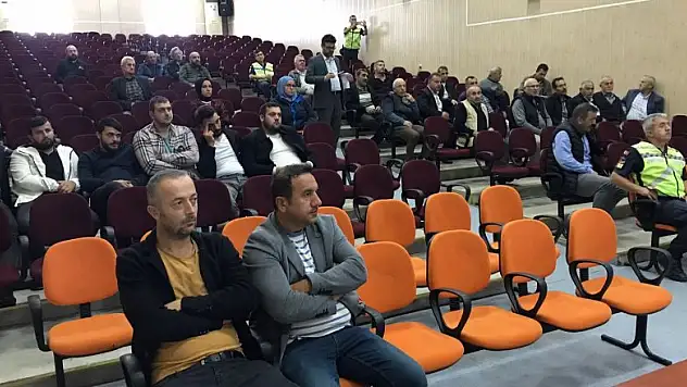 Okul servis araç sürücülerine eğitim