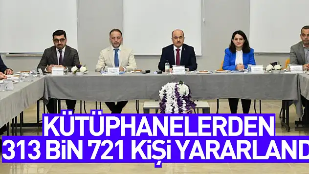  Samsun'da kütüphanelerden 313 bin 721 kişi yararlandı