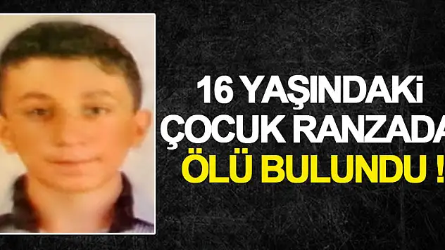 Samsun'da 16 yaşındaki çocuk ranzada ölü bulundu