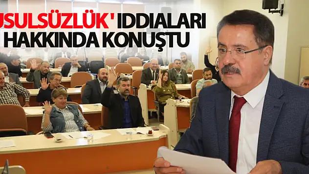 Başkan Deveci 'usulsüzlük' iddiaları hakkında konuştu