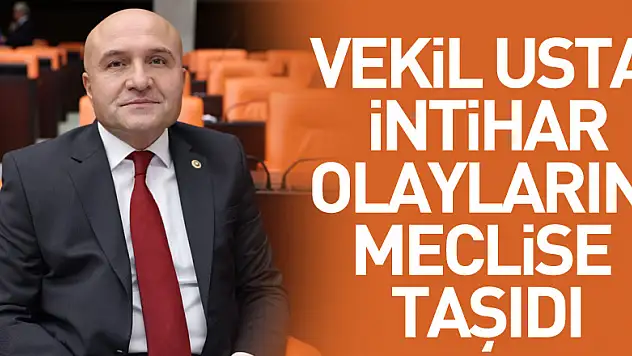 Vekil Usta intihar olaylarını meclise taşıdı