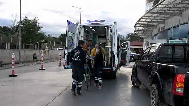 Römorktan düşen kadın yaralandı