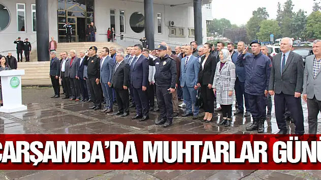 Çarşamba'da Muhtarlar Günü
