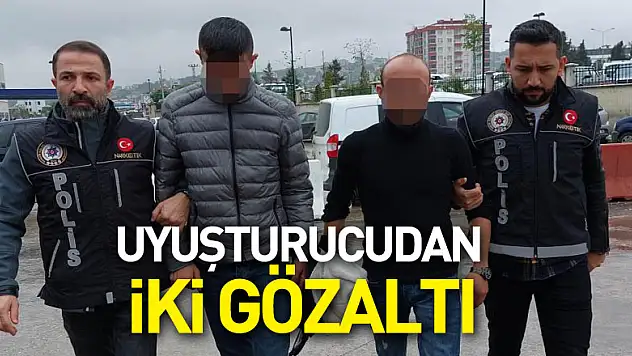 Samsun'da uyuşturucudan 2 kişi gözaltına alındı