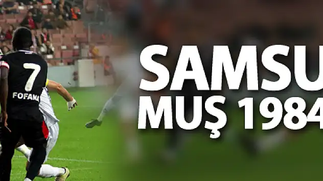 Ziraat Türkiye Kupası: Samsunspor: 3 - Muş 1984 Muşspor: 0