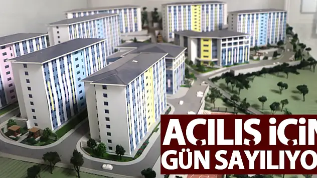 KYK'nın en büyük öğrenci yurdu açılış için gün sayıyor
