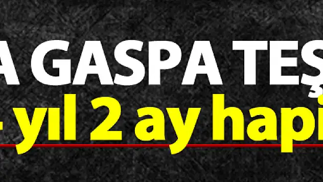 Bıçakla gaspa teşebbüse 4 yıl 2 ay hapis