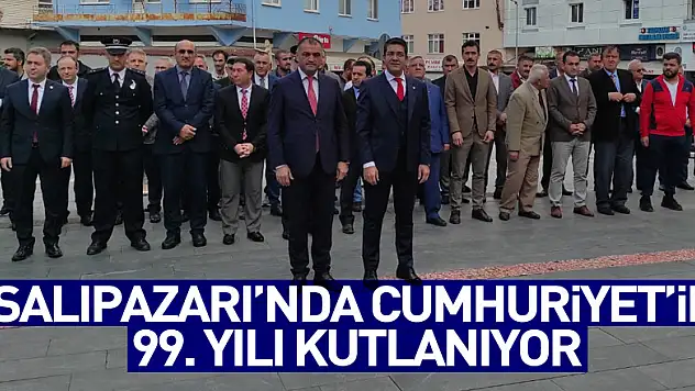 Salıpazarı'nda Cumhuriyet'in 99. Yılı Kutlanıyor