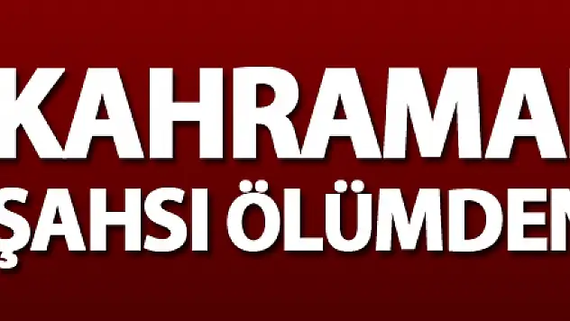 Kahraman çaycı balkondan atlayan şahsı tutarak ölümden kurtardı