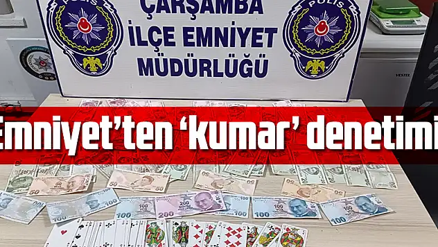 Emniyet'ten 'kumar' denetimi!
