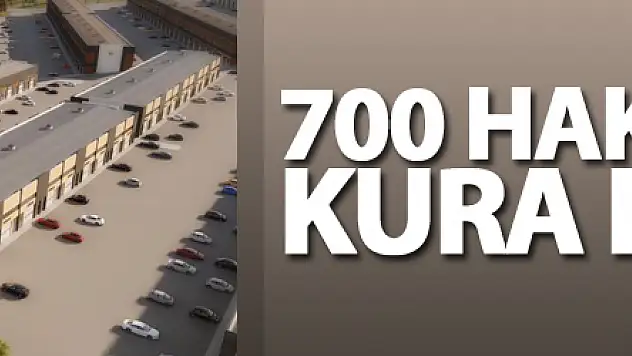 700 hak sahibinin kura heyecanı