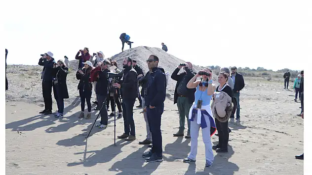 Büyükelçiler Kızılırmak Deltası'nda kuş gözlemledi