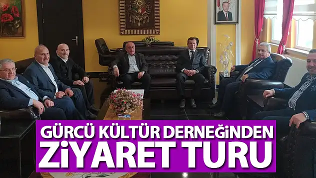 Gürcü Kültür Derneğinden ziyaret turu