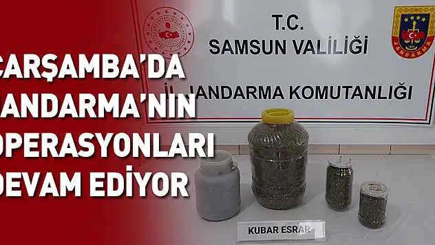 Jandarma'nın operasyonları devam ediyor