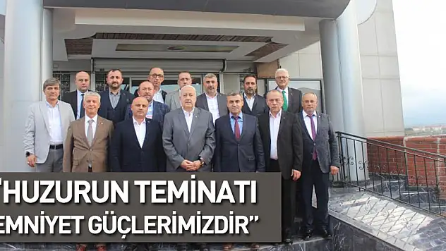 Kazım Yılmaz: 'Çarşamba'da huzurun teminatı emniyet güçlerimizdir'