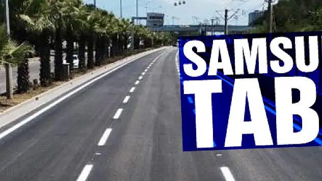 Samsun'un yolları tablo gibi