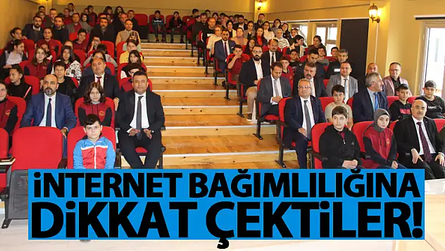 İnternet Bağımlılığına dikkat çektiler!