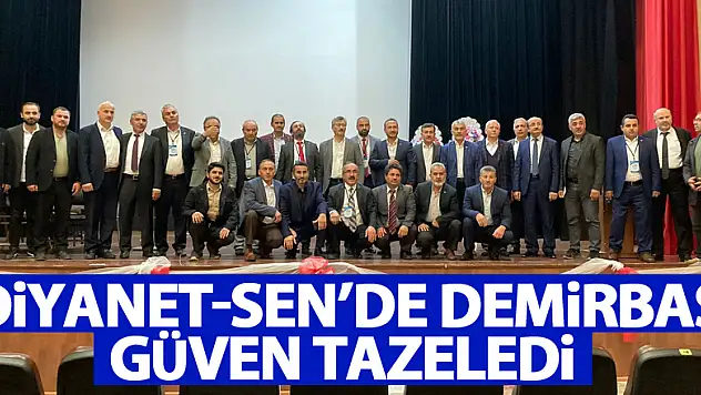 Diyanet-Sen'de Demirbaş Güven tazeledi