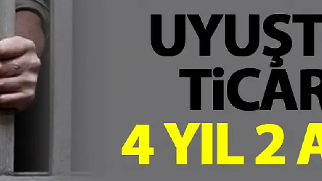 Uyuşturucu ticaretine 4 yıl 2 ay hapis