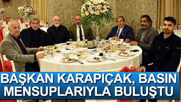 MHP Samsun İl Başkanı Karapıçak, basın mensuplarıyla buluştu