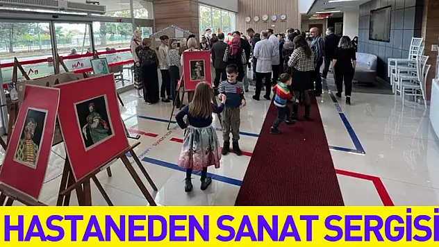 Hastaneden sanat sergisi
