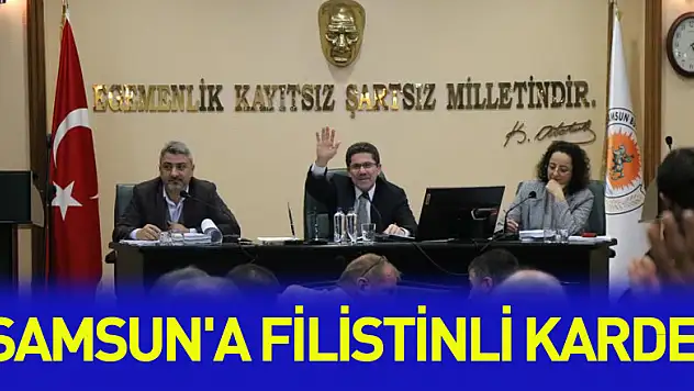 Samsun'a Filistinli kardeş