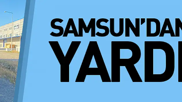 Samsun'dan Pakistan'a yardım eli