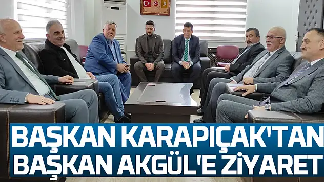 MHP İl Başkanı Karapıçak'tan Salıpazarı Belediye Başkanı Akgül'e ziyaret