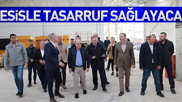 Tesisle tasarruf sağlayacak  