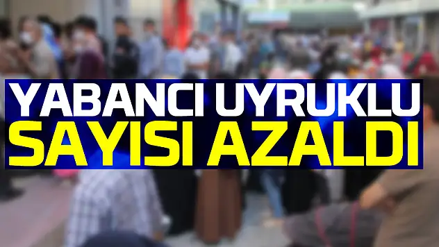 Samsun'da yabancı uyruklu sayısı azaldı