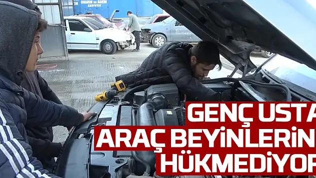 Genç usta, Araç Beyinlerine hükmediyor!