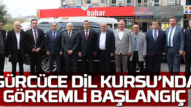 Gürcüce Dil Kursu'nda görkemli başlangıç
