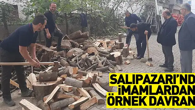 Salıpazarı'nda İmamlardan Örnek Davranış