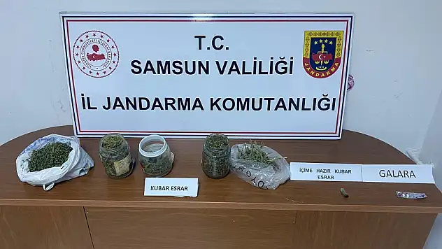 Jandarma 2 kilo 340 gram esrar ele geçirdi: 1 gözaltı